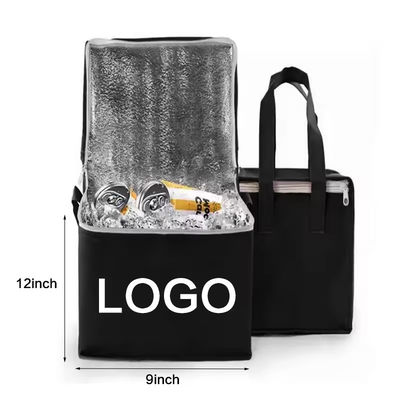 Custom Logo Soft-loop Cooler Bag per Isolato Green Grocery Picnic Birra e altro