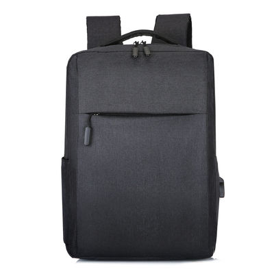 Black Custom Logo Unisex Ergonomica Anti Furto Smart Nylon Laptop Zaini con USB