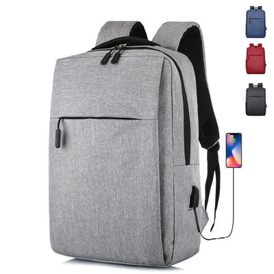 Black Custom Logo Unisex Ergonomica Anti Furto Smart Nylon Laptop Zaini con USB