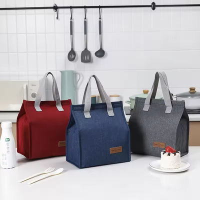 Polyester Shopping Lunch Cooler Bag Tote termico per isolamento semplice e di moda