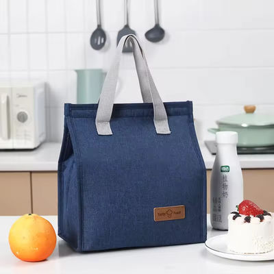 Polyester Shopping Lunch Cooler Bag Tote termico per isolamento semplice e di moda