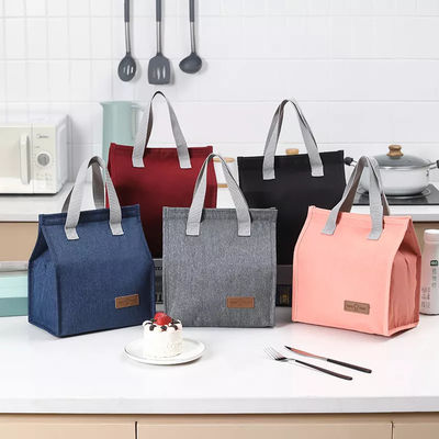 Polyester Shopping Lunch Cooler Bag Tote termico per isolamento semplice e di moda