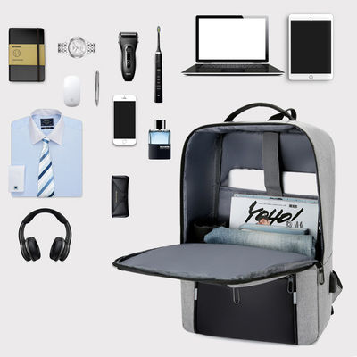 Zaino portatile a colori personalizzato maschile con design anti-furto e porta di ricarica USB
