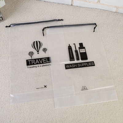 Logo personalizzato Stampato Disegno String Bag per trucco e confezionamento regalo più recente alla moda