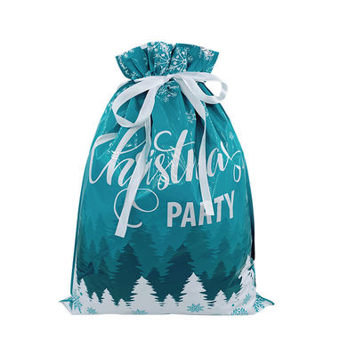 Materiali riciclati Stampa digitale personalizzata Fogli di plastica sacchetti di imballaggio regalo di Natale