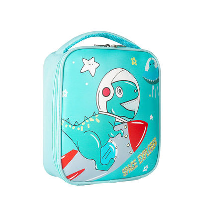 Cartone animato a colori personalizzato Dinosauro Spazio Isolato Bambini Lunch Box Sacchetto con Isolamento