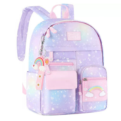 Sacchetto scolastico per bambini di piccole dimensioni, di grande capacità, colorato, rosa, logo personalizzato, zaino per bambini