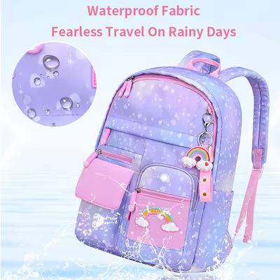 Sacchetto scolastico per bambini di piccole dimensioni, di grande capacità, colorato, rosa, logo personalizzato, zaino per bambini
