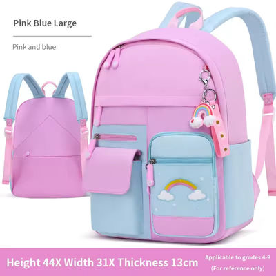 Sacchetto scolastico per bambini di piccole dimensioni, di grande capacità, colorato, rosa, logo personalizzato, zaino per bambini