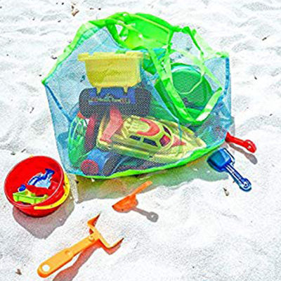 Nuovo stile di moda per bambini sacchetto pieghevole per la spiaggia giocattoli di stoccaggio sacchetto a maglia