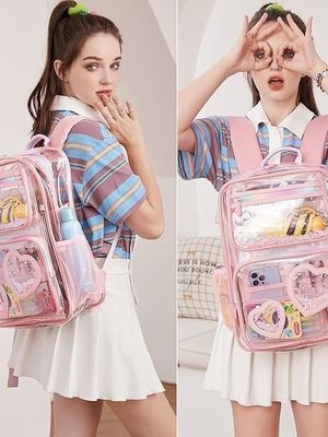 Materiale di rivestimento in poliestere Moda borse da viaggio per studenti delle scuole superiori
