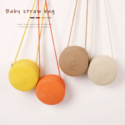 Unisex retro trend beach bag sacchetto a mano di paglia tessuto per sacchetti cross-body di grande capacità