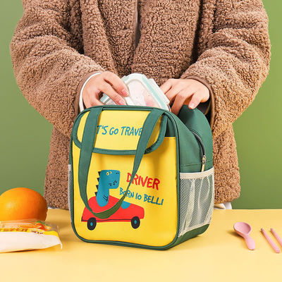 Sacchetto isolato per bambini portatile maniglia Cute Lunch Box Sacchetto OEM/ODM accettabile