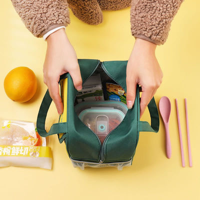 Sacchetto isolato per bambini portatile maniglia Cute Lunch Box Sacchetto OEM/ODM accettabile
