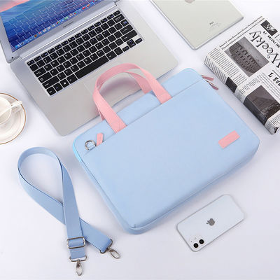 Canvas Borsa portatile per computer Colorato personalizzato Cassa portatile impermeabile Borse da lavoro