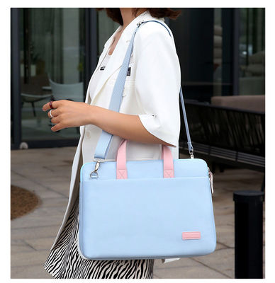 Canvas Borsa portatile per computer Colorato personalizzato Cassa portatile impermeabile Borse da lavoro