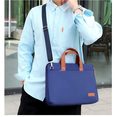 Canvas Borsa portatile per computer Colorato personalizzato Cassa portatile impermeabile Borse da lavoro