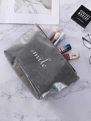 Borsa cosmetica impermeabile per i viaggi con modello solido e opzioni di colore personalizzate