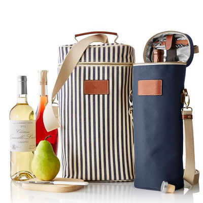 Borsa di raffreddamento per bottiglie di vino isolate in neoprene per un trasporto e una conservazione convenienti