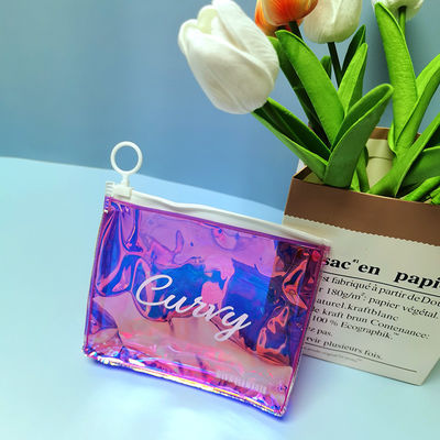 Busta di cerniera in PVC TPU per donne per trucco