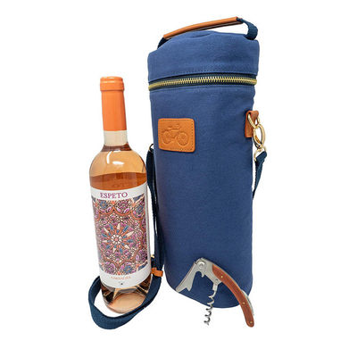 Borsa di raffreddamento per bottiglie di vino isolate in neoprene per un trasporto e una conservazione convenienti