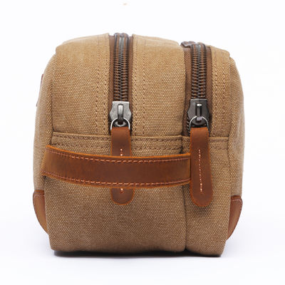 Borsa igienica in tela per uomini Barba personalizzata Grooming Barbiere Dopp Kit Cosmetici Viaggi