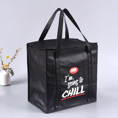 Isolato Non tessuto Picnic Ice Pack Lunch Cooler Sacchetto da shopping con colore personalizzato