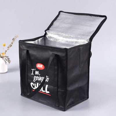 Isolato Non tessuto Picnic Ice Pack Lunch Cooler Sacchetto da shopping con colore personalizzato