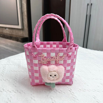 Bambini colorati Mini Negozi Conservatorio Cesto giocattolo Pieghevole Borsa portatile personalizzata