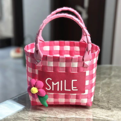 Bambini colorati Mini Negozi Conservatorio Cesto giocattolo Pieghevole Borsa portatile personalizzata