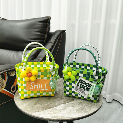 Bambini colorati Mini Negozi Conservatorio Cesto giocattolo Pieghevole Borsa portatile personalizzata