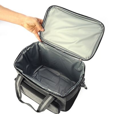 Conservazione alimentare Rivestimento impermeabile Isolato Preparazione pasto femminile Bento Sacchetto da pranzo Tote con logo personalizzato