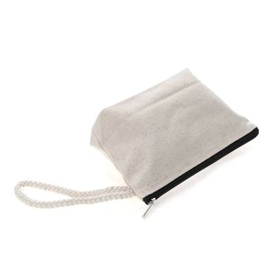 Organizzazione della borsa resa facile con il logo personalizzato Borse di gioielli in tela di cotone naturale
