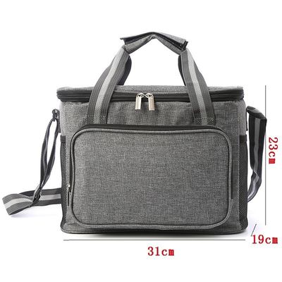 Conservazione alimentare Rivestimento impermeabile Isolato Preparazione pasto femminile Bento Sacchetto da pranzo Tote con logo personalizzato