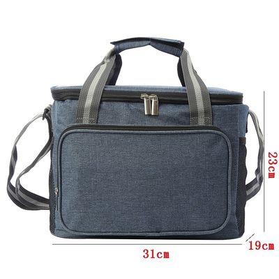 Conservazione alimentare Rivestimento impermeabile Isolato Preparazione pasto femminile Bento Sacchetto da pranzo Tote con logo personalizzato