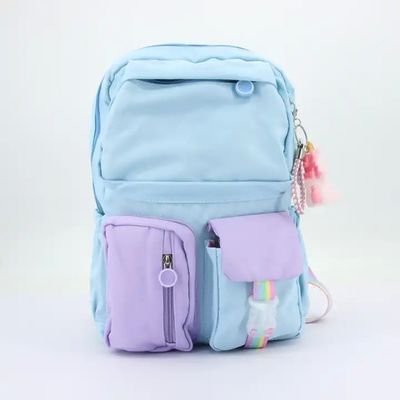 Bella borsa da schiena di tela personalizzata per le ragazze di ritorno a scuola di moda