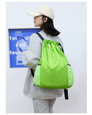 Logo personalizzato Acceptato Borsa scolastica Zaino a corda per palestra Viaggi Beach Nuoto