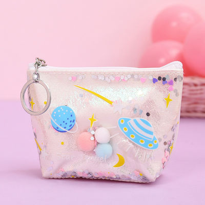 Stile alla moda Canvas di cotone Zipper Borsa da viaggio trucco borsa cosmetica con modello solido
