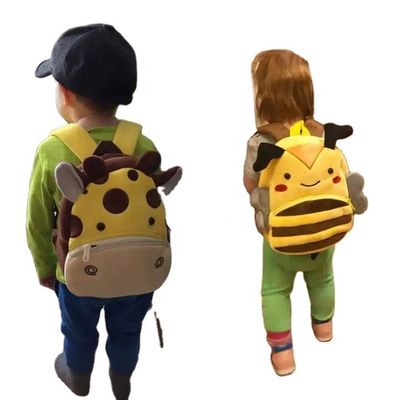 3D Disegni animati personalizzati Plüsch Bambini Zaini Carini Stile Disegni animati per Bambini Animali