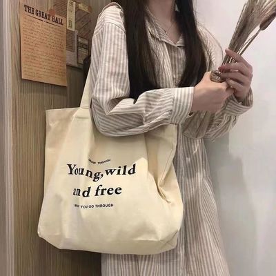 Produttori di sacchetti da shopping in cotone Logo personalizzato per sacchetti da shopping in tela riutilizzabili