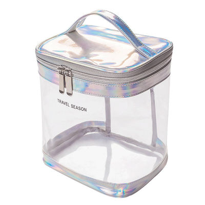 Borsa conveniente per cosmetici impermeabile trasparente trasparente borsa per il trucco da viaggio