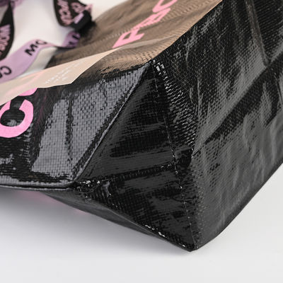Stile maneggevole Durable Pe Pp sacchetto da shopping tessuto con logo e laminazione personalizzati