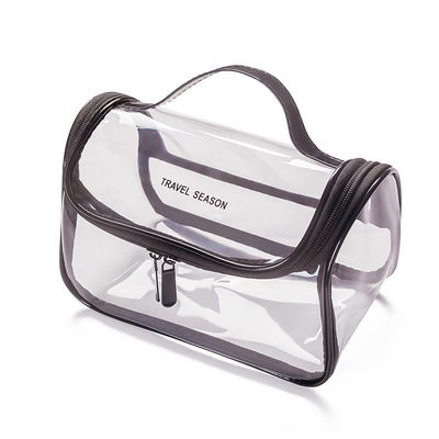 Borsa conveniente per cosmetici impermeabile trasparente trasparente borsa per il trucco da viaggio