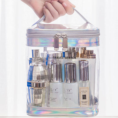 Borsa conveniente per cosmetici impermeabile trasparente trasparente borsa per il trucco da viaggio