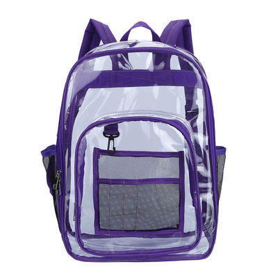 Lo zaino in PVC trasparente per attività scolastiche all'aria aperta