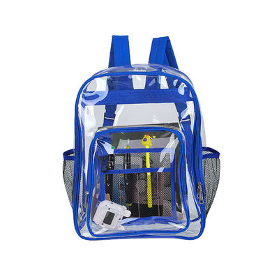 Zaino scolastico trasparente multi-pocket con logo personalizzato e funzione impermeabile