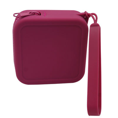 Borsa cosmetica da viaggio in silicone a colori personalizzati Borse da mano di moda per servizi igienici femminili