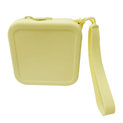 Borsa cosmetica da viaggio in silicone a colori personalizzati Borse da mano di moda per servizi igienici femminili