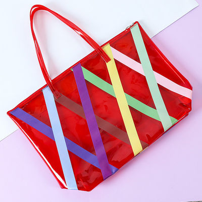 Commercio all'ingrosso Acquisti online Grande sacchetto da spiaggia in PVC con logo personalizzato