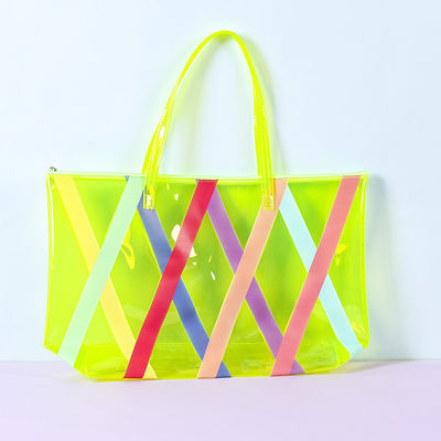 Commercio all'ingrosso Acquisti online Grande sacchetto da spiaggia in PVC con logo personalizzato